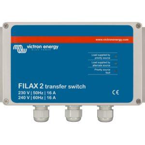 Image of Victron Energy Filax 2 Transfer Switch CE 110V/50Hz-120V/60Hz Automatic Transfer Switch SDFI0000110