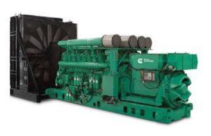 Image of Cummins 3000kW Diesel Generator C3000 D6E Tier 2 Stationary Emergency 12.47kV Industrial Generator