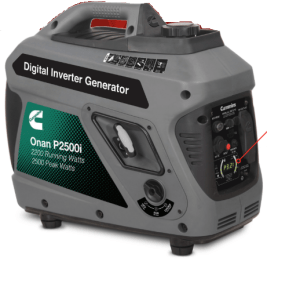 Image of Cummins Onan Generator P2500i 2500W Inverter Generator Gas Portable Generator A074Z433