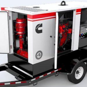 Image of Cummins 70kW Towable Diesel Generator C70D2RE Tier 4 Final Prime Rental Power Trailer Generator C70D2RE