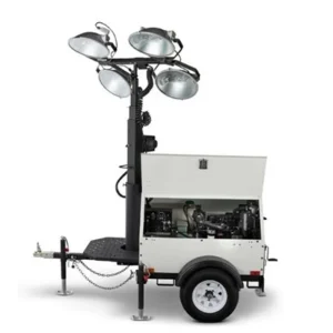 Image of Generac 8 kW Mobile Light Tower Electric Winch Kubota Engine MLT4080KV