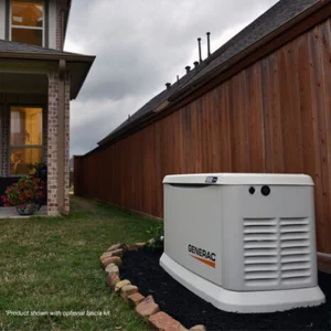 Image of Generac Guardian 22/19.5 kW Air-Cooled Standby Generator, Aluminum Enclosure, with Whole House 200 Amp SE Rated ATS (not CUL)