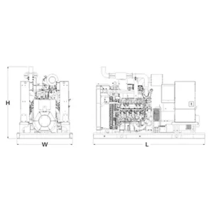 Image of HiPower 100kW (LPG) Standby Generator Three Phase HNI-100