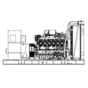 Image of HiPower 100kW Standby Diesel Generator Single Phase HDI 100F M6U