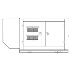 Image of HiPower 100kW Standby Diesel Generator Single Phase HDI 100F M6U