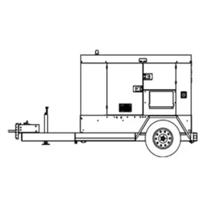 Image of HiPower 1375kVA Towable Diesel Generator Three Phase HRVW-1375 T4F