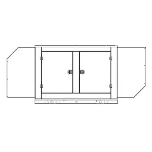 Image of HiPower 150kW Natural Gas Standby Generator Three Phase HNI-150