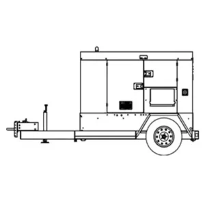 Image of HiPower 152 kW Towable Diesel Generator HRJW-190-T4F