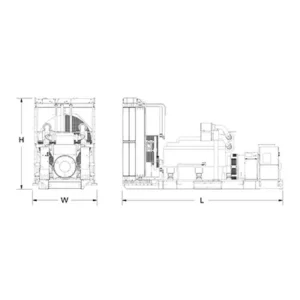 Image of HiPower 1600kW Standby Diesel Generator Three Phase HDI-1600 T6U