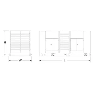 Image of HiPower 1600kW Standby Diesel Generator Three Phase HDI-1600 T6U