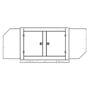 Image of HiPower 160kW Standby Diesel Generator Single Phase HDI 160F M6U