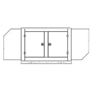 Image of HiPower 160kW Standby Diesel Generator Three Phase HDI 160F T6U