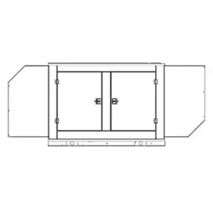 Image of HiPower 180kW Standby Diesel Generator Three Phase HDI 180F T6U