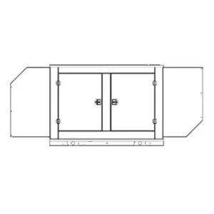 Image of HiPower 200kW Natural Gas Standby Generator Three Phase HNI-200