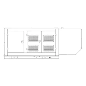 Image of HiPower 200kW Natural Gas Standby Generator Three Phase HNI-200