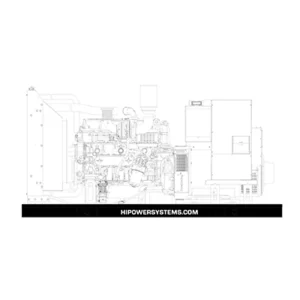 Image of HiPower 230kW Standby Diesel Generator Three Phase HDI 230F T6U