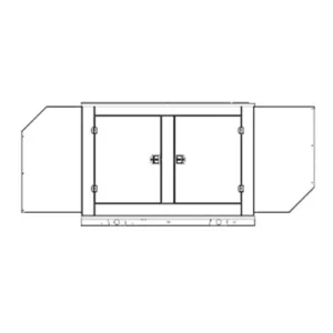 Image of HiPower 230kW Standby Diesel Generator Three Phase HDI 230F T6U