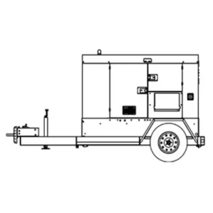 Image of HiPower 260 kW Towable Diesel Generator HRJW-325-T4F