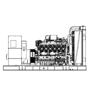 Image of HiPower 400kW Standby Diesel Generator Three Phase HDI-400V T6U