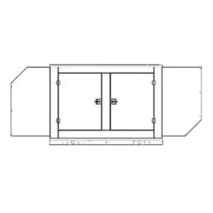 Image of HiPower 400kW Standby Diesel Generator Three Phase HDI-400V T6U