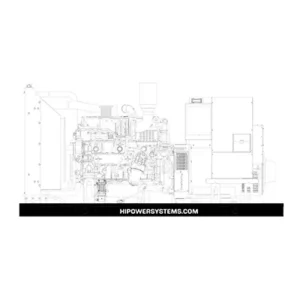 Image of HiPower 400kW Standby Diesel Generator Three Phase HDI-400V T6U