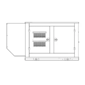 Image of HiPower 450kW Natural Gas Standby Generator Three Phase HNI-450