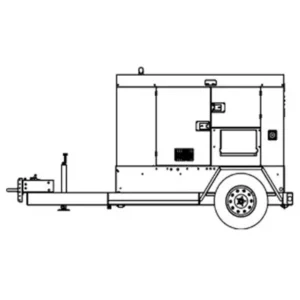 Image of HiPower 687kVA Towable Diesel Generator Three Phase HRVW 685 T4F