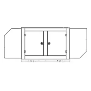 Image of HiPower 80kW Natural Gas Standby Generator Single Phase HNI-80