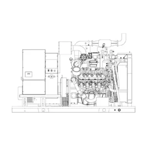 Image of HiPower 80kW Natural Gas Standby Generator Single Phase HNI-80