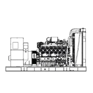 Image of HiPower 80kW Standby Diesel Generator Single Phase HDI 80F M6U