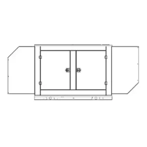 Image of HiPower 80kW Standby Diesel Generator Single Phase HDI 80F M6U