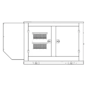 Image of HiPower 80kW Standby Diesel Generator Single Phase HDI 80F M6U