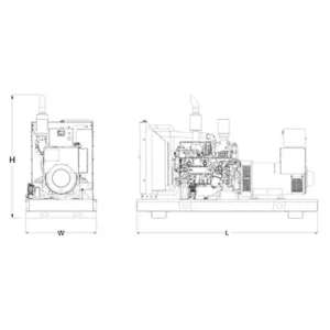 Image of HiPower Agriculture & Livestock Diesel Backup Generator Single Phase HDA-200F M6