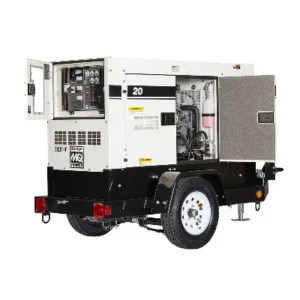 Image of MQ WhisperWatt Super-Silent Diesel Generator 20kW Single Phase Kubota Engine DCA20SPXU4F