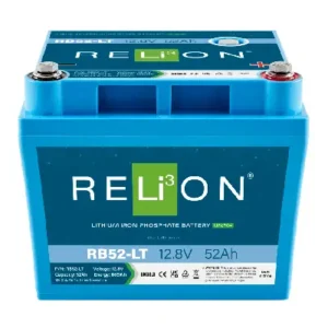 Image of Relion Cold Weather Deep Cycle Lithium Battery 12V 52Ah RB52-LT