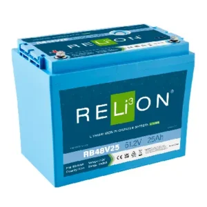 Image of Relion Deep Cycle Lithium Battery Group 24 48V 25Ah RB48V25