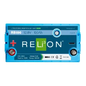 Image of Relion Deep Cycle Lithium Battery Group 31 12V 100Ah RB100