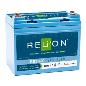 Image of Relion Hi Power Deep Cycle Lithium Battery 12V 35Ah RB35-X