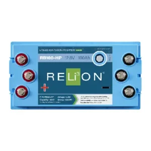 Image of Relion Hi Power Deep Cycle Lithium Battery Group 31 12V 100Ah RB100-HP