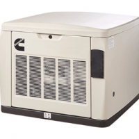 Image of Cummins Quiet Connect Series RS17A 17kW NG/LPV Duel Fuel C17N6H 120/240V 1Ph Cold Weather Home Generator A062E511