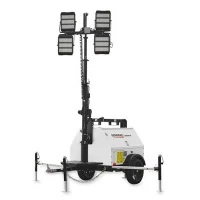 Image of Generac 15 kW Mobile Light Tower Electric Winch Mitsubishi Engine MLT4150MV