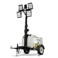 Image of Generac 20 kW Mobile Light Tower Electric Winch Isuzu Engine MLT4200IVF4