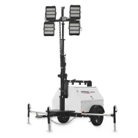 Image of Generac 8 kW Mobile Light Tower Electric Winch Kubota Engine MLT4080KV