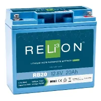 Image of Relion Deep Cycle Lithium Battery 12V 20Ah RB20