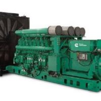 Image of Cummins 3000kW Diesel Generator C3000 D6E Tier 2 Stationary Emergency 12.47kV Industrial Generator