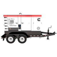 Image of Cummins 100kW Towable Diesel Generator C100D2RE Prime Rental Power Trailer Generator C100D2RE