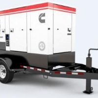 Image of Cummins 70kW Towable Diesel Generator C70D2RE Tier 4 Final Prime Rental Power Trailer Generator C70D2RE